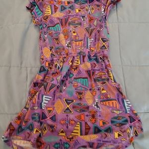 LuLaRoe Girls Dress EUC